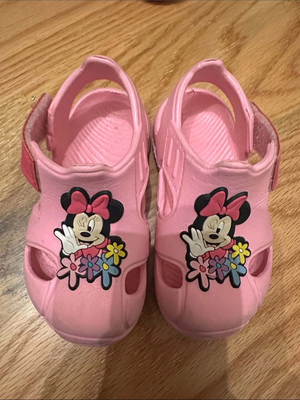 Disney Pink Minnie Mouse Floral Sandal Clogs for Kids